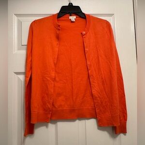 Coral J. Crew Caryn Cardigan